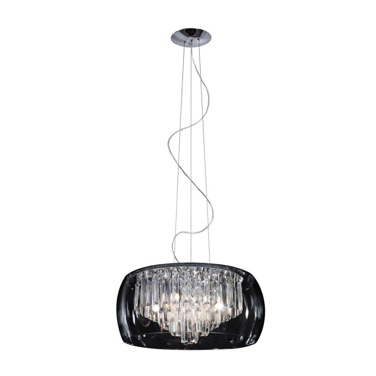 Lustre Pendente De Cristal Bella Soho Transparente 50cm Casacenter Lustre Pendente De Cristal Bella Soho Transparente 50cm Casacenter